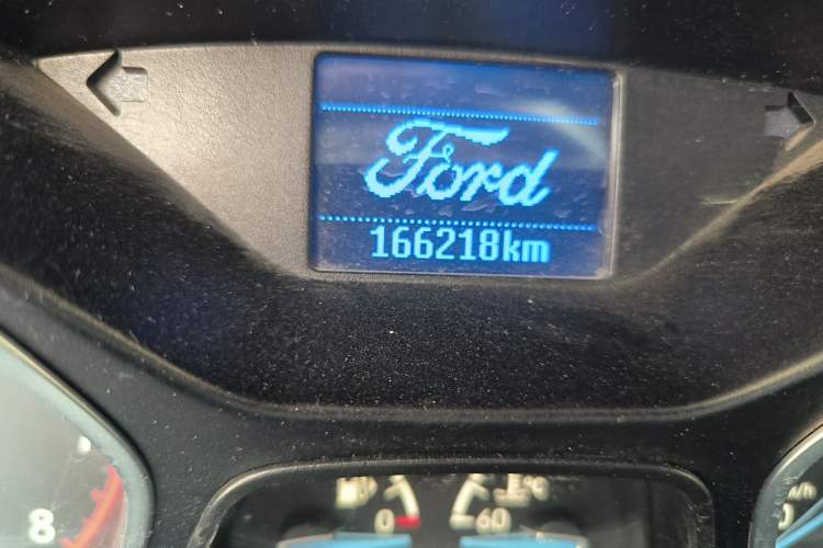Used Ford Focus 2015 Sedan 1.6L Automatic Trend Model Odometer Close Up