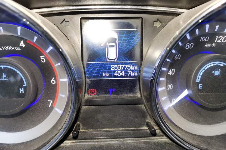 Used Foday Lion F22 2017 1.9T Two-Wheel Drive Diesel China V Flagship Extended Version D19TCIE2 Odometer Close Up