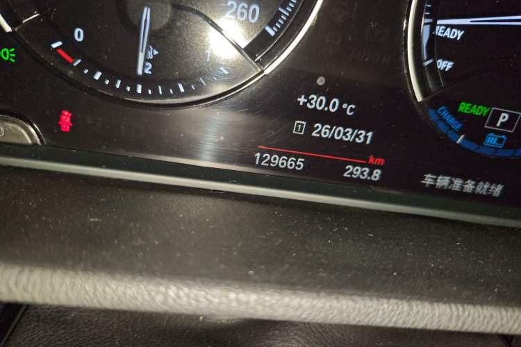 Used BMW X1 New Energy 2018 xDrive25Le Luxury Model Odometer Close Up