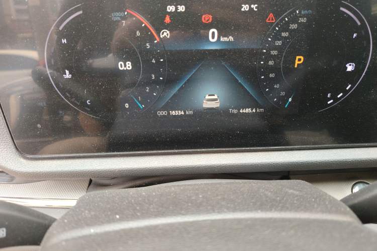 Used Ford Equator Sport 2022 EcoBoost 170 Platinum Edition Odometer Close Up