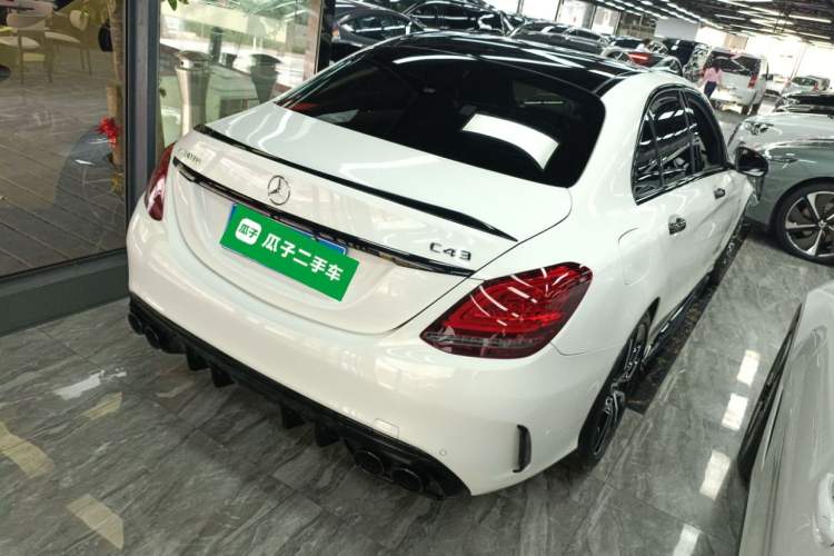 Used Mercedes-Benz C-Class AMG 2019 AMG C 43 4MATIC Rear Right 45 Deg