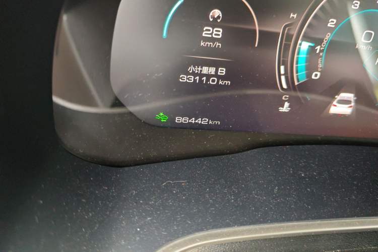 Used Wey VV6 2021 2.0T Two-Wheel Drive Smart Plus Odometer Close Up