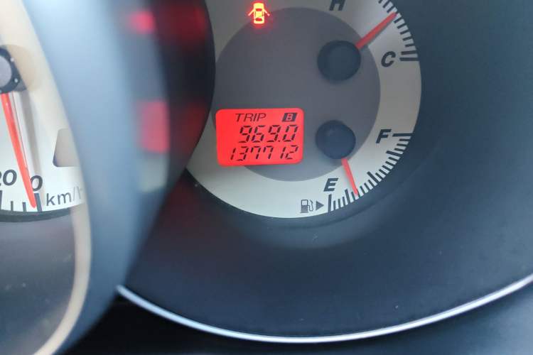 Used Mazda 3 2007 1.6L Automatic Standard Edition Odometer Close Up