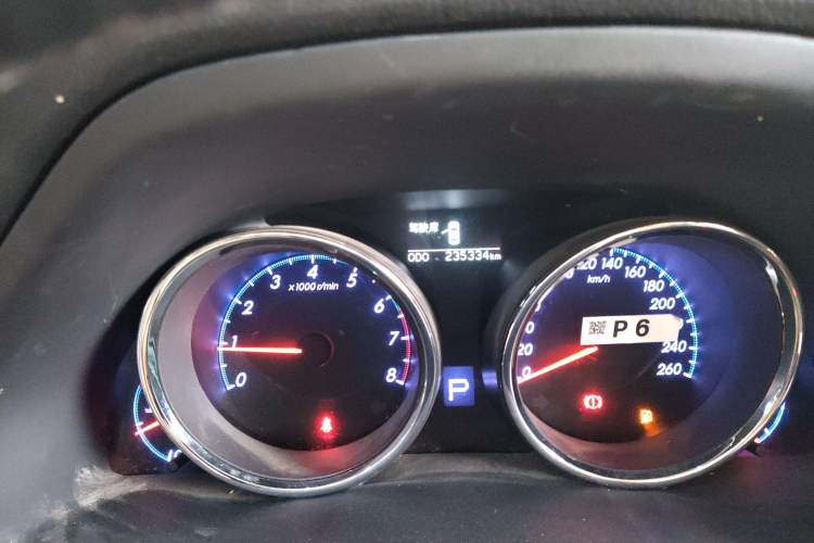 Used Toyota Reiz 2012 2.5V Fengdu Elite Stylish Edition Odometer Close Up