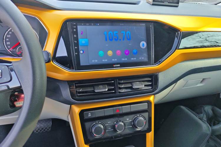 Used Volkswagen T-Cross 2019 1.5L Automatic Comfort Edition Audio And AC Panel