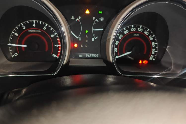 Used Toyota Highlander 2012 3.5L 4x4 7-Seater Luxury Edition Odometer Close Up