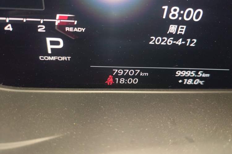 Used Audi A4L 2020 40 TFSI Fashion Dynamic Model Odometer Close Up