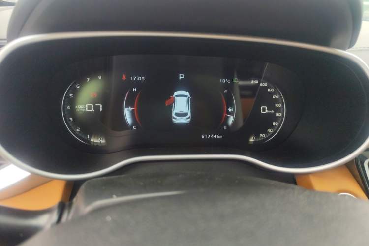 Used Geely Auto Vision S1 2018 1.4T CVT Fēngruì Model Odometer Close Up