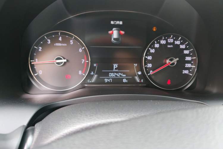 Used Honda Avancier 2017 240TURBO Two-Wheel Drive Premium Edition Odometer Close Up