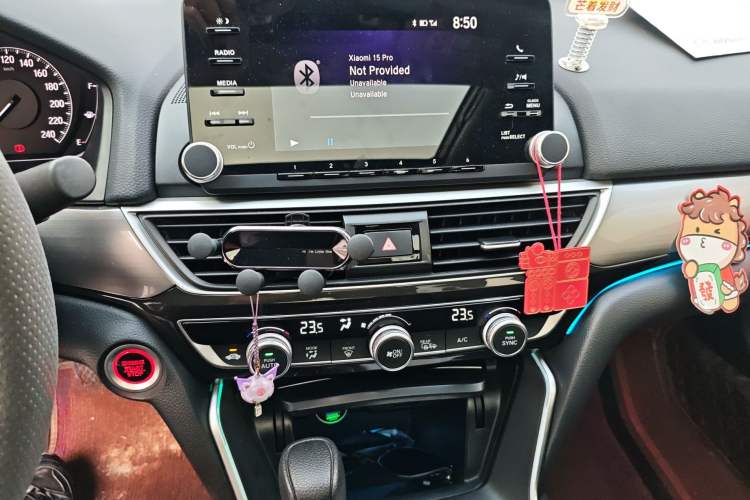 Used Honda Inspire 2019 260TURBO Elegant Edition China VI Emission Standard Audio And AC Panel