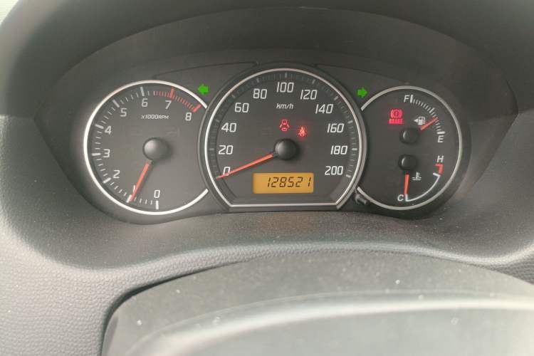 Used Suzuki Swift 2013 1.3L Manual Value Edition Odometer Close Up