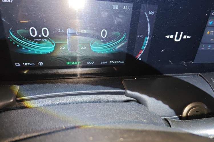 Used NETA U 2021 Revised Pro 400 Industry Custom Edition Odometer Close Up