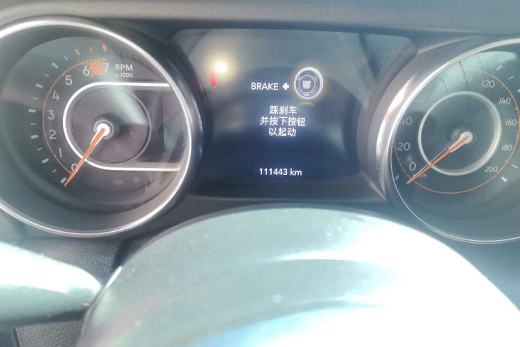 Used Jeep Wrangler  Odometer Close Up