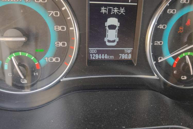 Used Great Wall C30 New Energy 2017 EV Enjoyment Model Odometer Close Up