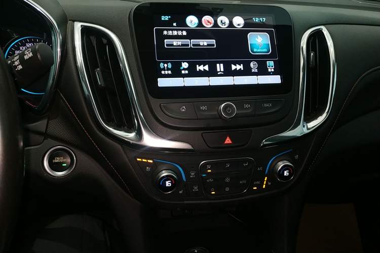 Used Chevrolet Equinox 2017 550T Automatic All-Wheel-Drive Huanjie Edition Audio And AC Panel