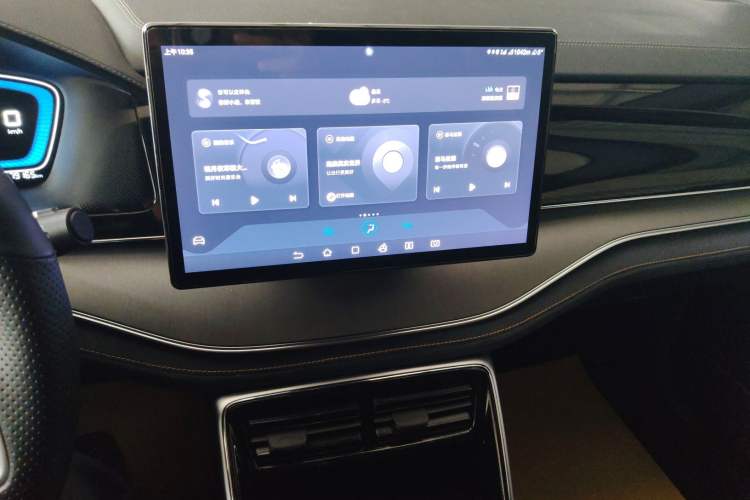 Used BYD Tang New Energy 2021 DM-i 112KM Prestige Model Audio And AC Panel