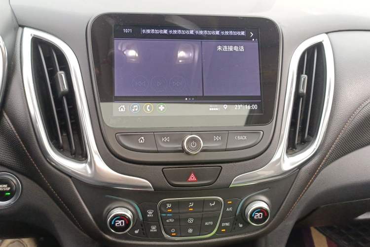 Used Chevrolet Equinox 2019 535T Automatic YuJie Edition China V Standard Audio And AC Panel