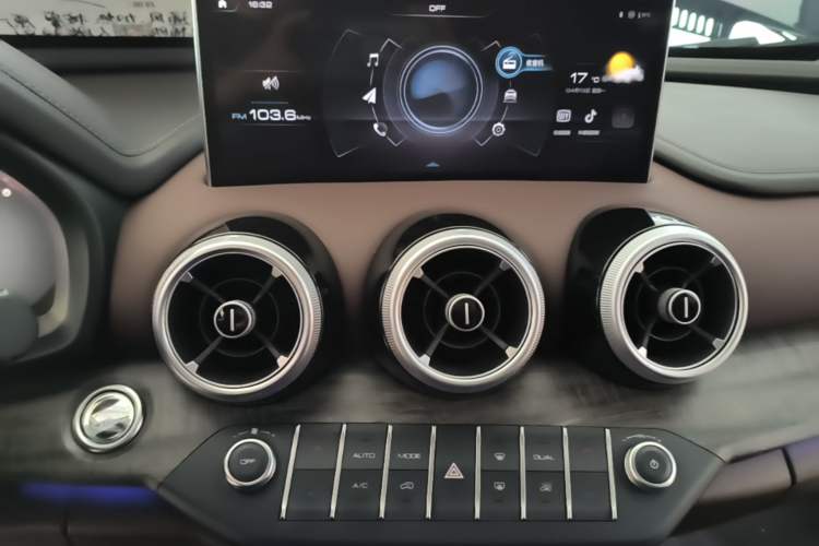 Used Wey VV7 2020 2.0T Flagship Edition Audio And AC Panel