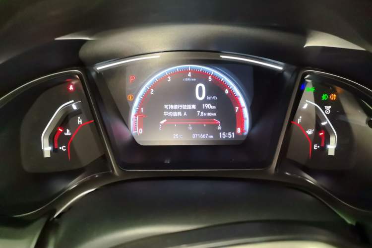 Used Honda Civic 2021 HATCHBACK 220TURBO CVT Trendy Cool Edition Instrument Cluster