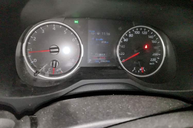 Used Toyota RAV4 2022 2.0L CVT Two-Wheel Drive Urban Edition Odometer Close Up