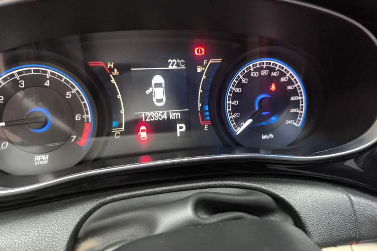 Used Fiat Viaggio 2012 1.4T Automatic Jingxiang Edition Odometer Close Up