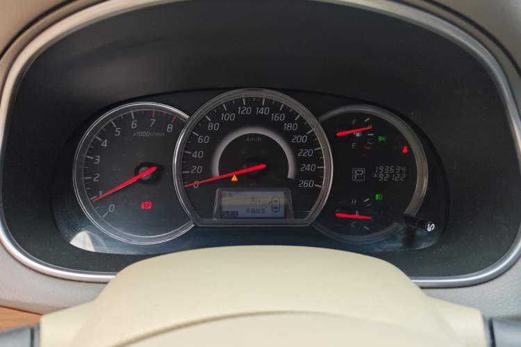 Used Nissan Teana 2011 2.0L XL Comfort Edition Odometer Close Up