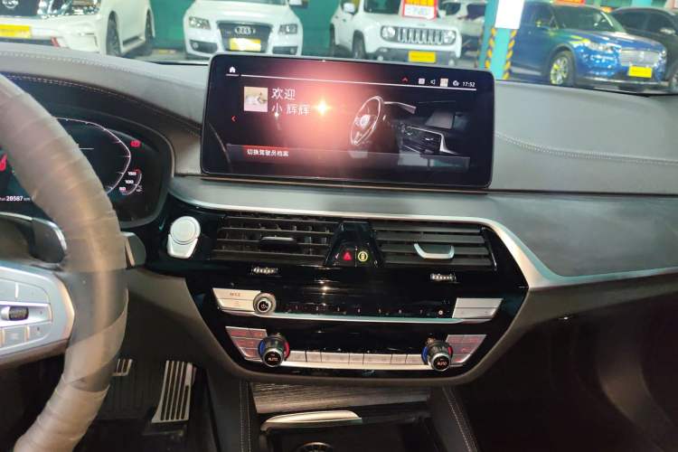 Used BMW 5 Series 2023 530Li Leading Model M Sport Package Audio And AC Panel