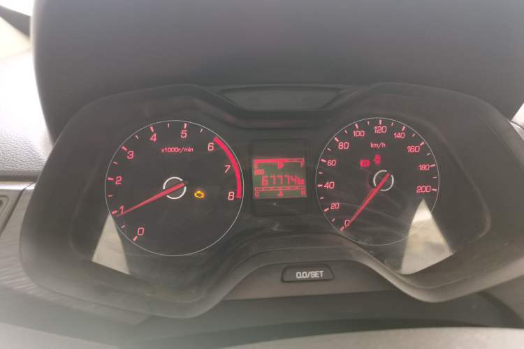Used Baojun 310 2016 1.2L Manual Value Edition Odometer Close Up