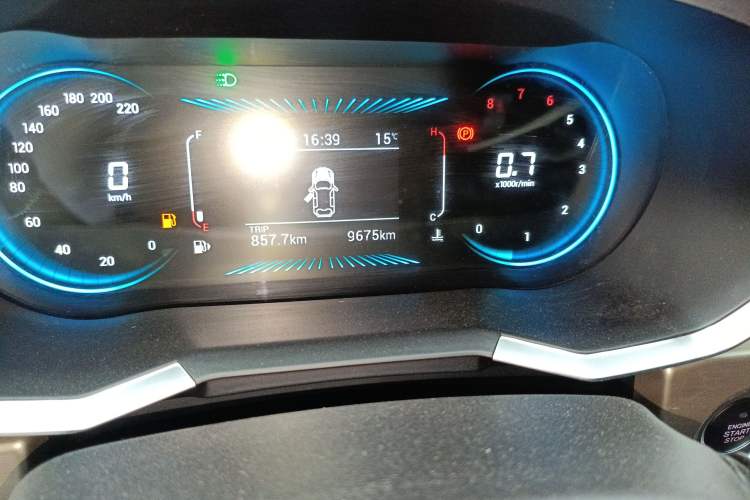 Used JETOUR X70 2023 1.5T Manual Overdrive Version 5 Seats Odometer Close Up