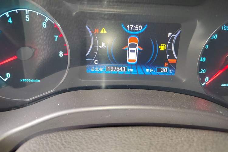 Used BYD Song 2016 1.5TI Manual Luxury Model Odometer Close Up