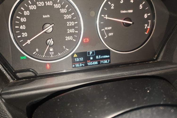 Used BMW 1 Series 2013 Revised 116i Leading Edition Odometer Close Up