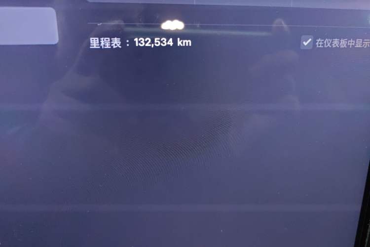 Used Tesla Model X 2019 Performance High-Performance Edition Odometer Close Up