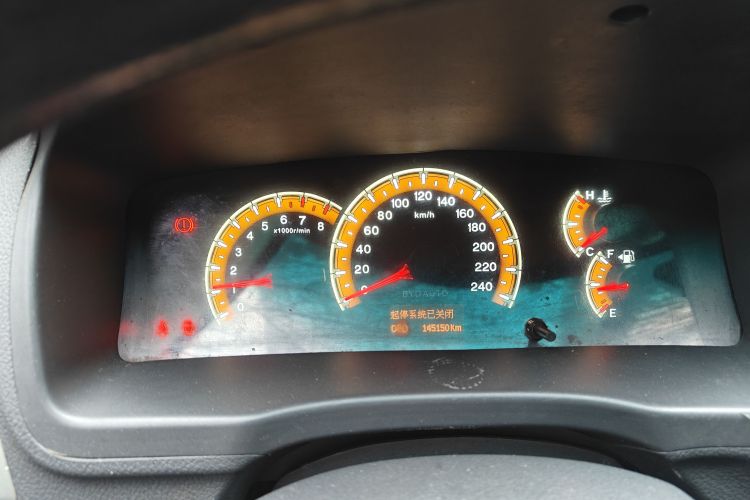 Used BYD F3 2015 Energy-Efficient Model 1.5L Manual Comfort Edition Odometer Close Up