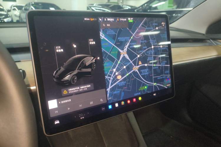 Used Tesla Model 3 2021 Standard Range Rear-Wheel Drive Upgraded Version 3D6 Audio And AC Panel