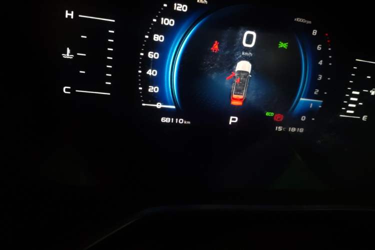 Used Geely Auto Emgrand X7 Sport 2020 1.5TD Automatic Smart Connect PRO Odometer Close Up