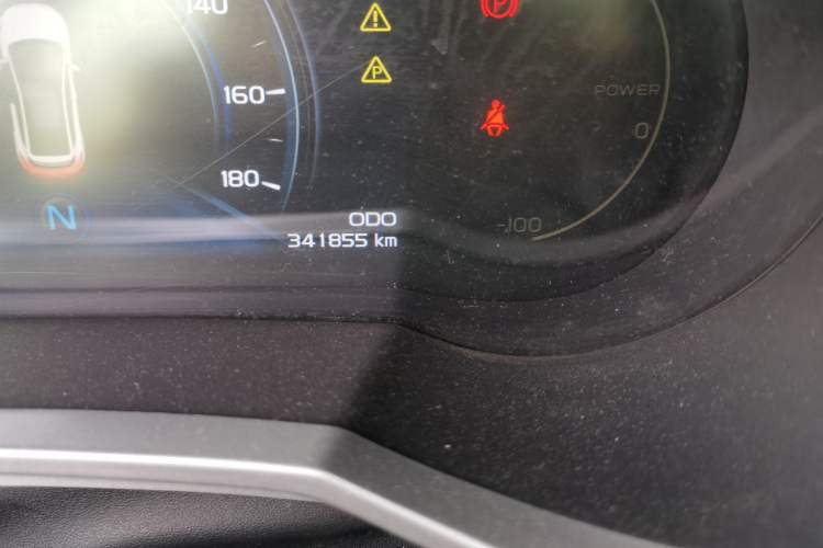 Used Geely Auto Emgrand GSe 2018 Zunshang Model Odometer Close Up