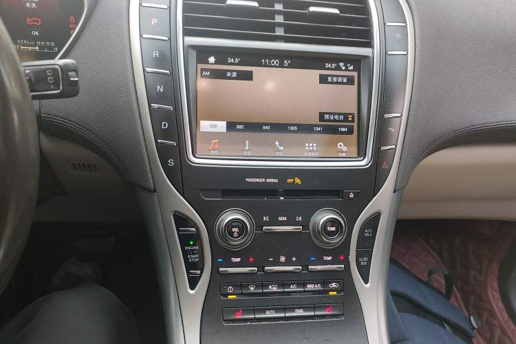 Used Lincoln Nautilus 2019 2.0T Two-Wheel Drive Luxury Edition China VI Standard Audio And AC Panel