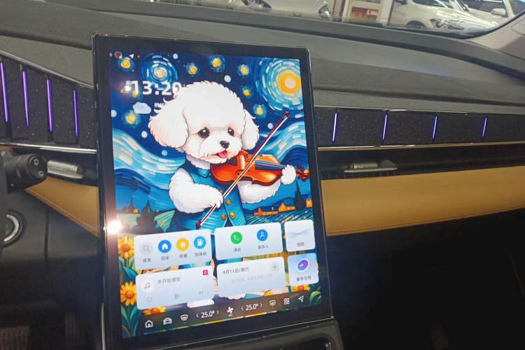 Used Geely Auto FX11 2023 1.5TD DCT Prestige Edition Audio And AC Panel