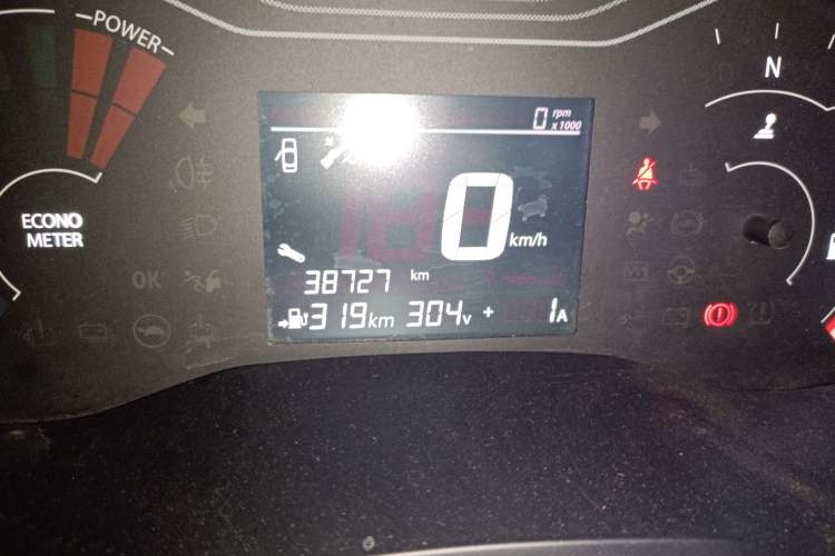 Used Dongfeng NAMMI EX1 2022 Restyled PRO Tiger Glory Deluxe Version Odometer Close Up