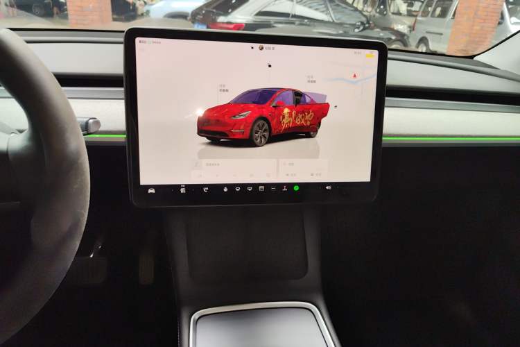 Used Tesla Model Y 2023 Rear-Wheel-Drive Version Audio And AC Panel