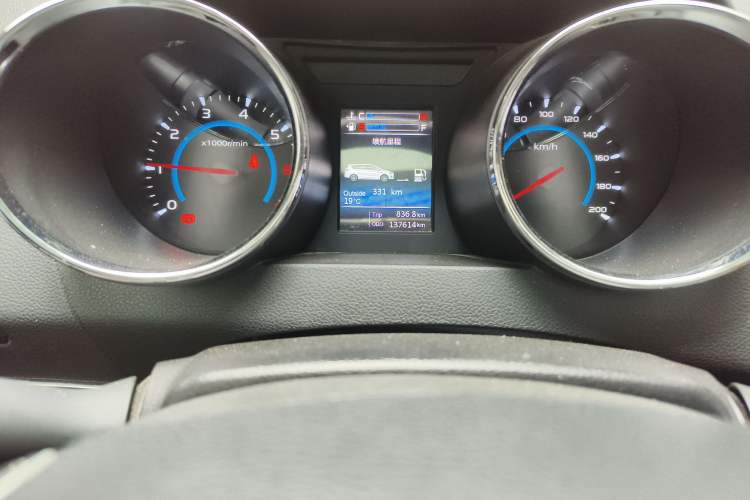 Used Lifan Auto Xuanlang 2017 1.8L Manual Comfort Model Odometer Close Up