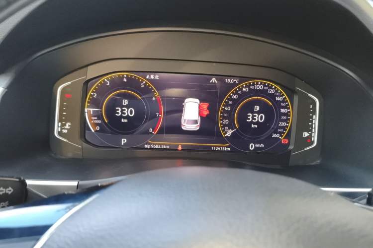Used Volkswagen Teramont 2020 380TSI Four-Wheel Drive Luxury Version China VI Standard Instrument Cluster