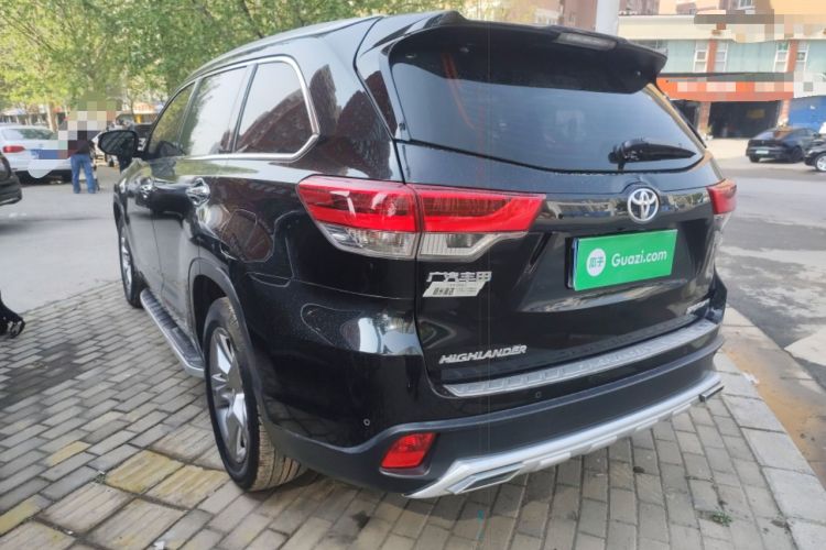 Used Toyota Highlander 2018 2.0T Four-Wheel Drive Prestige Version 7 Seats China VI Standard Rear Left 45 Deg