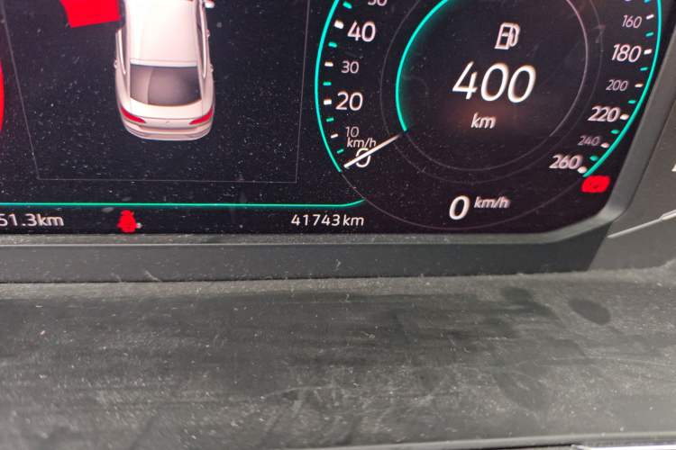 Used Volkswagen FAW-Volkswagen CC 2020 330TSI Glamour Edition China VI Standard Odometer Close Up