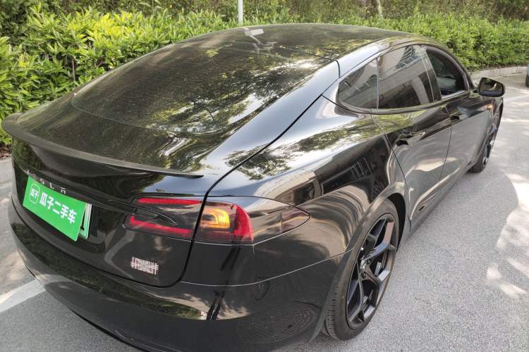 Used Tesla Model S 2020 Long-Range Upgrade Version Rear Right 45 Deg
