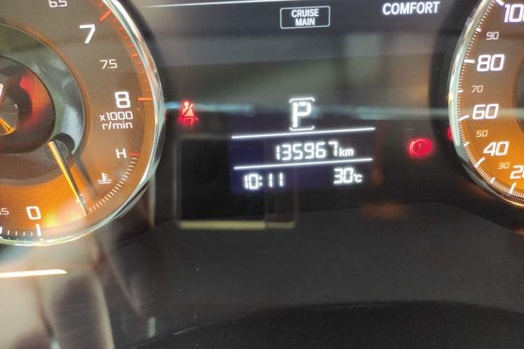 Used Acura CDX 2016 1.5T Four-Wheel Drive Luxury Edition Odometer Close Up