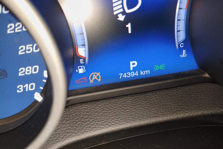 Used Maserati Ghibli 2018 Revised Version 3.0T Standard Edition Odometer Close Up