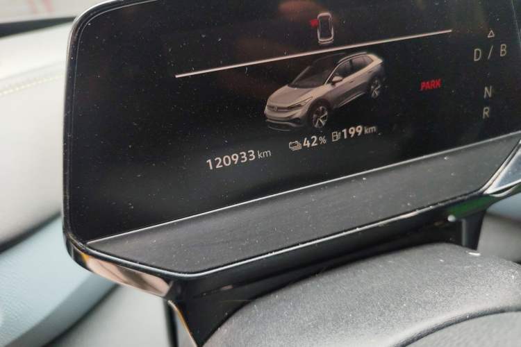 Used Volkswagen ID.4 X 2021 Pure+ Long-Range Edition Odometer Close Up
