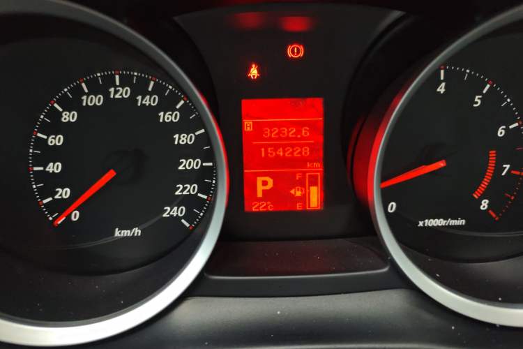 Used Mitsubishi Lancer EX 2013 Fashion Edition 1.8L CVT Comfort Version Odometer Close Up