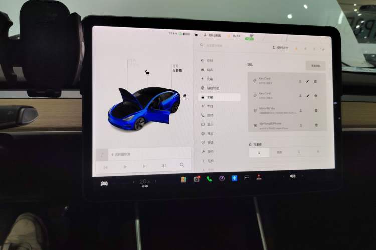 Used Tesla Model 3 2019 Standard Range Rear-Drive Upgraded Version Audio And AC Panel